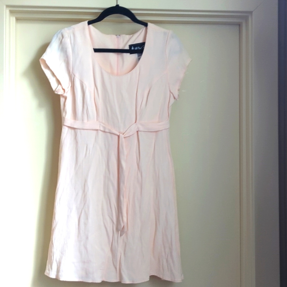 All that Jazz vintage white pink short sleeve dress